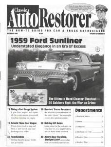 CLASSIC AUTO RESTORER 1998 JAN - '50'S FORD WAGONS, SIDEWINDER SPRINT U-JOINT